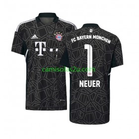 Camisolas de futebol Bayern München Manuel Neuer 1 Guarda Redes Equipamento Alternativa 2022/23 Manga Curta